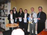 Team receiving bannerettes